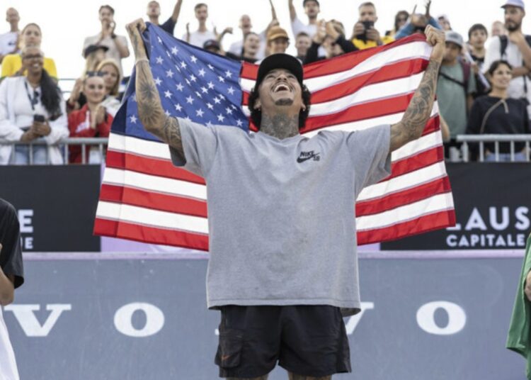 Nyjah Huston Soars to Victory at WST Lausanne Street 2023