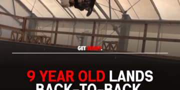 9 YEAR OLD LANDS BACK-TO-BACK STAND UP 900’s