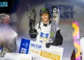 BREAKING: Saudi Arabia holds first ever big air ski competition in the desert of Riyadh.